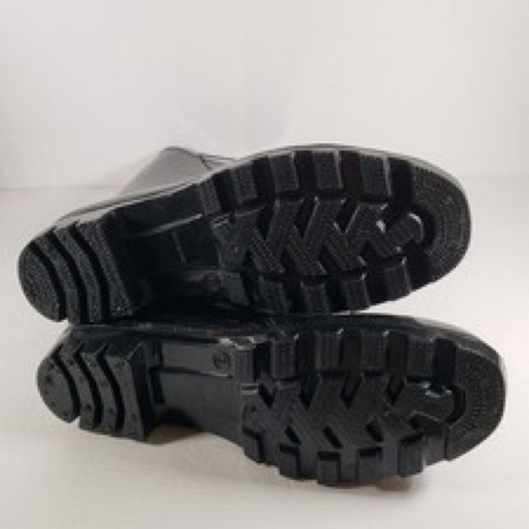 Time and Tru Rubber Boots Women’s Size 6 Black Neoprene Water Resistant Tall - Picture 3 of 4